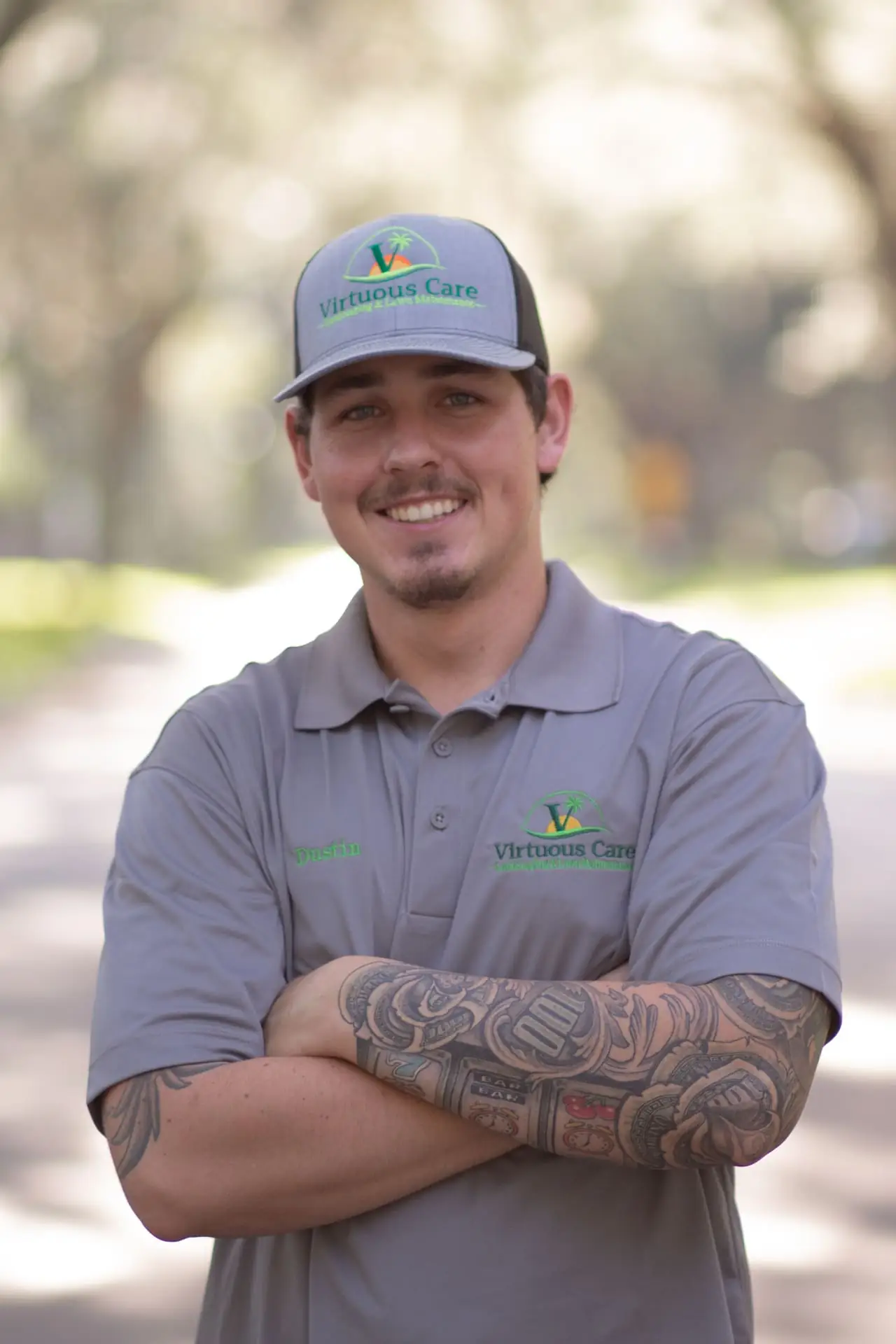 Dustin, field operations lead at Virtuous Care Landscaping